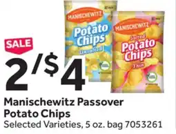 Stop&Shop Manischewitz Passover Potato Chips offer