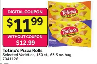 Stop&Shop Totino's Pizza Rolls offer