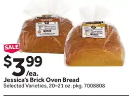 Stop&Shop Jessica's Brick Oven Bread offer