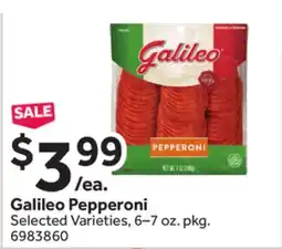 Stop&Shop Galileo Pepperoni offer