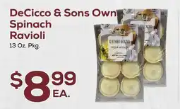 DeCicco & Sons DeCicco & Sons Own Spinach Ravioli offer