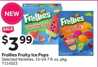 Stop&Shop Frollies Fruity Ice Pops offer