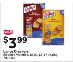 Stop&Shop Lance Crackers offer