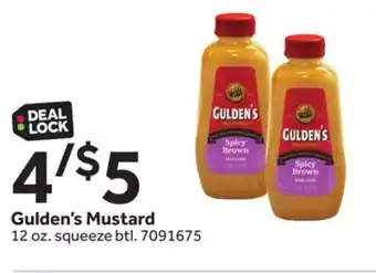 Stop&Shop Gulden's Mustard offer