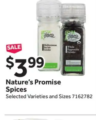 Stop&Shop Nature's Promise Spices offer