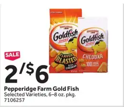 Stop&Shop Pepperidge Farm Gold Fish offer