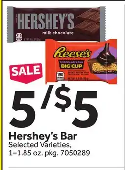 Stop&Shop Hershey's Bar offer