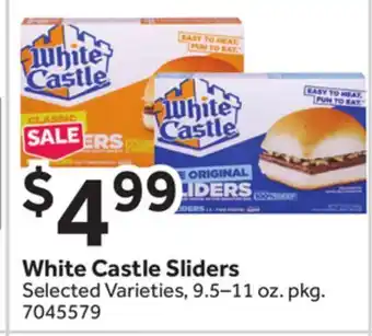 Stop&Shop White Castle Sliders offer