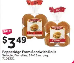 Stop&Shop Pepperidge Farm Sandwich Rolls offer