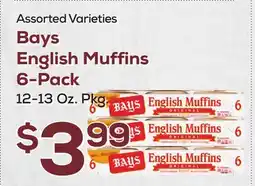 DeCicco & Sons Bays English Muffins 6-Pack offer