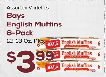 DeCicco & Sons Bays English Muffins 6-Pack offer