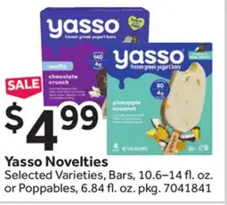 Stop&Shop Yasso Novelties offer