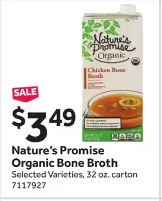 Stop&Shop Nature's Promise Organic Bone Broth offer