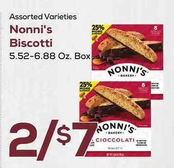 DeCicco & Sons Nonni's Biscotti offer