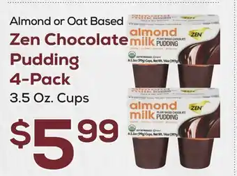 DeCicco & Sons Zen Chocolate Pudding 4-Pack offer