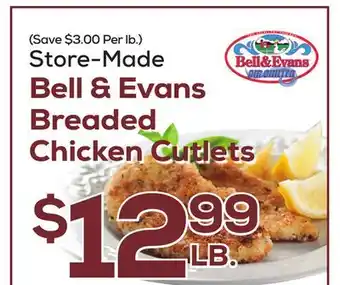 DeCicco & Sons Bell & Evans Breaded Chicken Cutlets offer