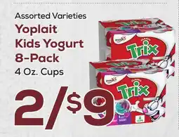 DeCicco & Sons Yoplait Kids Yogurt 8-Pack offer