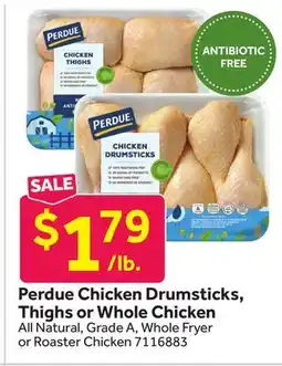 Stop&Shop Perdue Chicken Drumsticks, Thighs or Whole Chicken offer