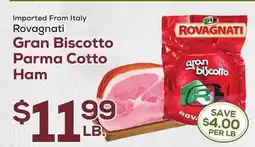 DeCicco & Sons Rovagnati Gran Biscotto Parma Cotto Ham offer