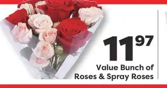 Weis Markets Value Bunch of Roses & Spray Roses offer