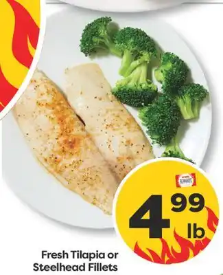 Weis Markets Fresh Tilapia or Steelhead Fillets offer