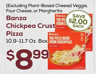 DeCicco & Sons Banza Chickpea Crust Pizza offer