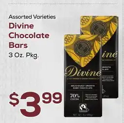 DeCicco & Sons Divine Chocolate Bars offer