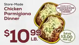 DeCicco & Sons Chicken Parmigiana Dinner offer