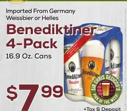 DeCicco & Sons Benediktiner 4-Pack offer