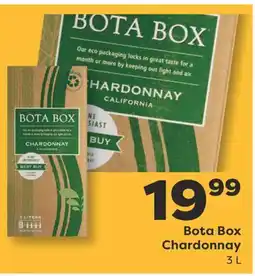 Weis Markets Bota Box Chardonnay offer