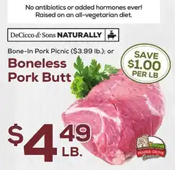 DeCicco & Sons Boneless Pork Butt offer