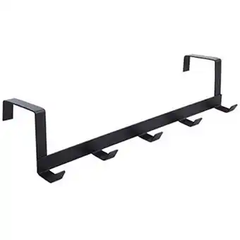 Walmart Smart Wide over the Door Rack Wrought Iron Hook Black offer