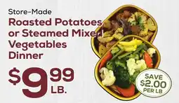 DeCicco & Sons Roasted Potatoes or Steamed Mixed Vegetables Dinner offer