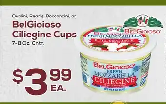 DeCicco & Sons BelGioioso Ciliegine Cups offer