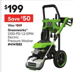 Lowe's 2100-PSI 1.2-GPM Electric Pressure Washer offer