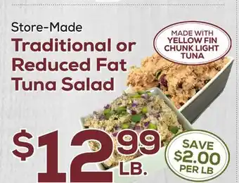 DeCicco & Sons Traditional or Reduced Fat Tuna Salad offer