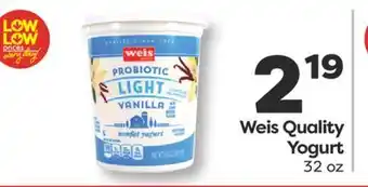 Weis Markets Weis Quality Yogurt offer