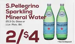 DeCicco & Sons Pellegrino Sparkling Mineral Water offer