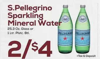 DeCicco & Sons Pellegrino Sparkling Mineral Water offer