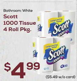 DeCicco & Sons Scott 1000 Tissue offer