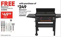 Lowe's Blackstone 28-in 2-Burner Gas Griddle with Hard Cover offer