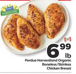 Weis Markets Perdue Harvestland Organic Boneless/Skinless Chicken Breast offer