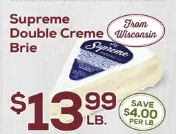 DeCicco & Sons Supreme Double Creme Brie offer