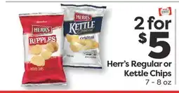 Weis Markets Herr's Regular or Kettle Chips offer