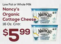 DeCicco & Sons Nancy's Organic Cottage Cheese offer