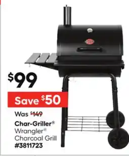 Lowe's Wrangler Charcoal Grill offer