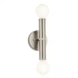 Walmart Kichler Lighting - Torche - 2 Light Wall Sconce-9.75 Inches Tall and 5 Inches offer