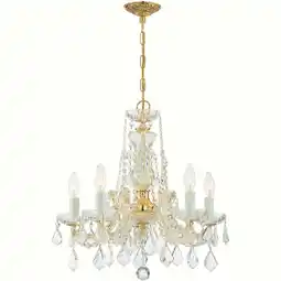 Walmart Crystorama Lighting - Five Light Mini Chandelier - Mini Chandelier - Maria offer