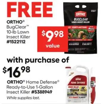 Lowe's Home Defense Ready-to-Use 1-Gallon Insect Killer offer