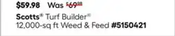 Lowe's Turf Builder 12, 000-sq ft Weed & Feed offer